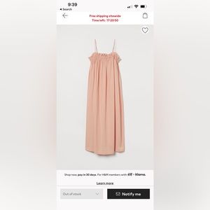 H&M sleeveless dress